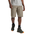 Pebble - Back - Craghoppers Mens Expert Kiwi Long Length Cargo Shorts