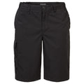 Black - Front - Craghoppers Mens Expert Kiwi Long Length Cargo Shorts