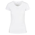 White - Front - Build Your Brand Womens-Ladies Basic T-Shirt