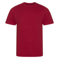 Fire Red - Front - Awdis Mens Cascade Ecologie Organic T-Shirt