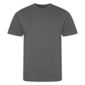 Charcoal - Front - Awdis Mens Cascade Ecologie Organic T-Shirt