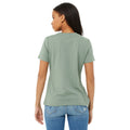 Heather Sage - Side - Bella + Canvas Womens-Ladies Heather T-Shirt