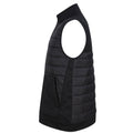 Black - Side - Tombo Unisex Adult Padded Gilet