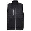 Black - Front - Tombo Unisex Adult Padded Gilet