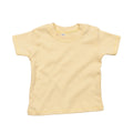 Soft Yellow - Front - Babybugz Baby T-Shirt