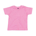 Bubblegum Pink - Front - Babybugz Baby T-Shirt