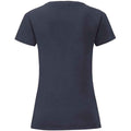 Deep Navy - Back - Fruit of the Loom Womens-Ladies Iconic T-Shirt