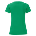 Kelly Green - Back - Fruit of the Loom Womens-Ladies Iconic T-Shirt