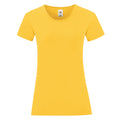 Sunflower - Front - Fruit of the Loom Womens-Ladies Iconic T-Shirt