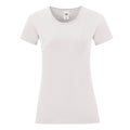 White - Front - Fruit of the Loom Womens-Ladies Iconic T-Shirt