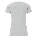 Zinc - Back - Fruit of the Loom Womens-Ladies Iconic T-Shirt