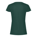 Forest Green - Back - Fruit of the Loom Womens-Ladies Iconic T-Shirt