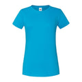 Azure Blue - Front - Fruit of the Loom Womens-Ladies Iconic T-Shirt