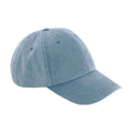 Vintage Blue - Front - Beechfield Unisex Adult Vintage Low Profile Cap