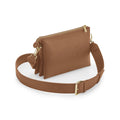 Tan - Front - Bagbase Womens-Ladies Boutique Soft Touch Crossbody Bag