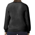 Black - Back - Gildan Unisex Adult Softstyle Fleece Midweight Sweatshirt