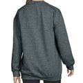 Dark Heather - Back - Gildan Unisex Adult Softstyle Fleece Midweight Sweatshirt