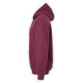 Maroon - Side - Gildan Unisex Adult Softstyle Fleece Midweight Hoodie