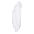 White - Side - Gildan Unisex Adult Softstyle Fleece Midweight Hoodie