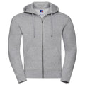 Light Oxford - Front - Russell Mens Authentic Full Zip Hoodie