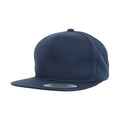 Navy - Front - Flexfit Childrens-Kids Pro-style Twill Snapback Cap