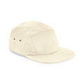 Natural - Front - Beechfield 5 Panel Canvas Cap