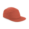 Terracotta - Front - Beechfield 5 Panel Canvas Cap