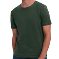 Bottle Green - Back - Russell Mens Organic T-Shirt