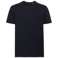 French Navy - Front - Russell Mens Organic T-Shirt