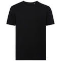 Black - Front - Russell Mens Organic T-Shirt