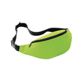 Lime Green - Front - Bagbase Waist Bag