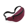 Burgundy - Front - Bagbase Waist Bag