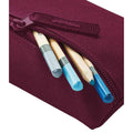 Burgundy - Back - Quadra Pencil Case