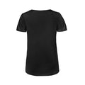 Black - Back - B&C Womens-Ladies Inspire Organic Cotton V Neck T-Shirt