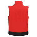 Red-Black - Back - Result Mens Softshell Body Warmer