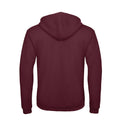 Burgundy - Back - B&C Unisex Adult ID.203 50-50 Hoodie