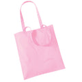 Classic Pink - Front - Westford Mill Bag For Life Long Handle Tote Bag