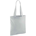 Light Grey - Back - Westford Mill Bag For Life Long Handle Tote Bag