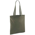 Olive Green - Back - Westford Mill Bag For Life Long Handle Tote Bag