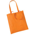 Orange - Front - Westford Mill Bag For Life Long Handle Tote Bag