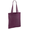 Plum - Back - Westford Mill Bag For Life Long Handle Tote Bag