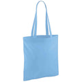 Sky Blue - Back - Westford Mill Bag For Life Long Handle Tote Bag