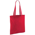 Classic Red - Front - Westford Mill Bag For Life Long Handle Tote Bag