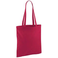 Cranberry - Front - Westford Mill Bag For Life Long Handle Tote Bag