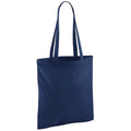 French Navy - Front - Westford Mill Bag For Life Long Handle Tote Bag