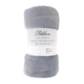 Grey - Front - Ribbon Eskimo Style Dog Blanket