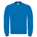 Royal Blue - Front - B&C Mens ID.002 Cotton Sweatshirt