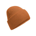 Pumpkin Orange - Front - Beechfield Unisex Adult Classic Deep Cuffed Beanie