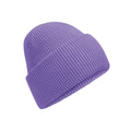 Violet - Front - Beechfield Unisex Adult Classic Deep Cuffed Beanie