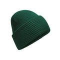 Bottle Green - Front - Beechfield Unisex Adult Classic Deep Cuffed Beanie